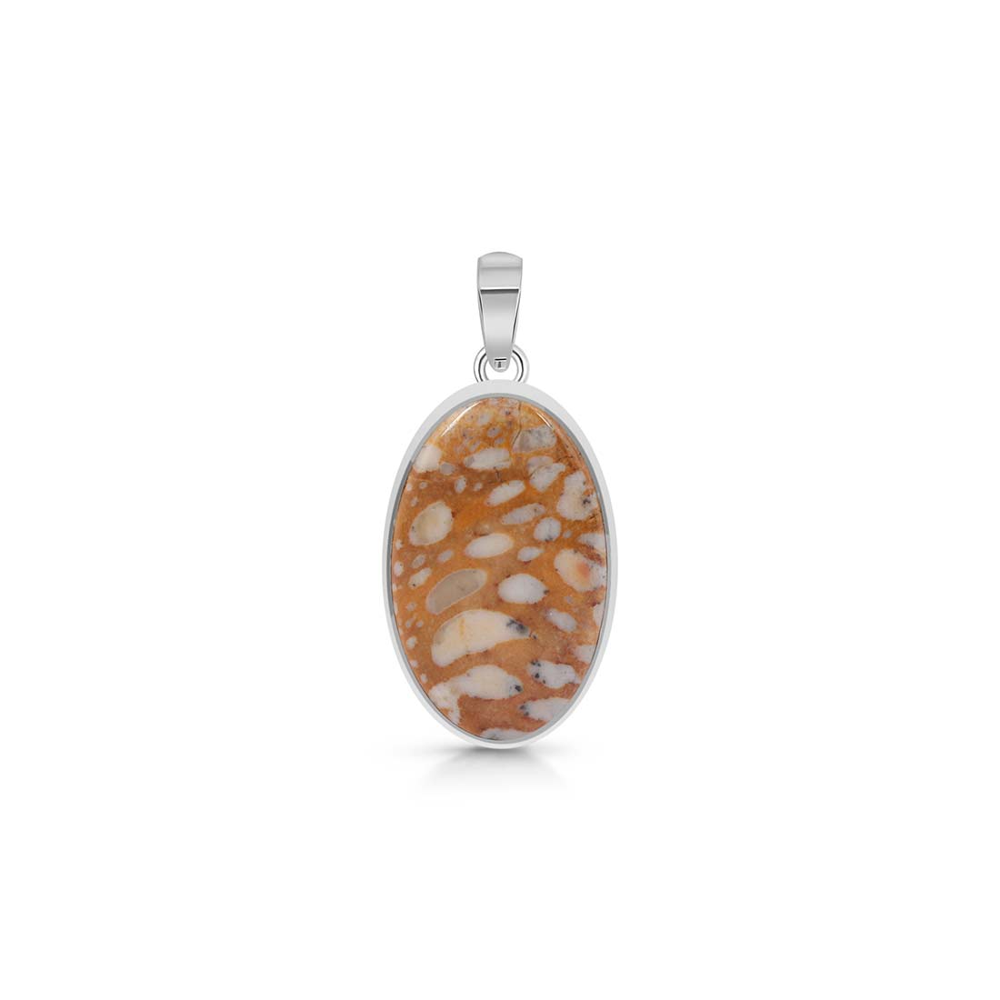 Deerfawn Jasper Pendant-(DFJ-P-19.)